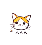 ハチワレむっちり②（個別スタンプ：18）