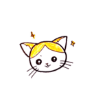 ハチワレむっちり②（個別スタンプ：21）