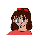 女子こ（個別スタンプ：3）