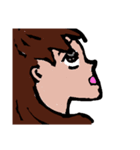女子こ（個別スタンプ：7）