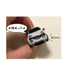 羊毛フェルトのミニカースタンプ（個別スタンプ：6）