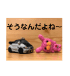 羊毛フェルトのミニカースタンプ（個別スタンプ：11）