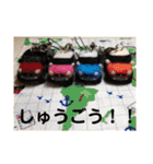 羊毛フェルトのミニカースタンプ（個別スタンプ：20）
