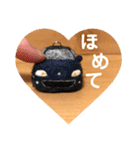 羊毛フェルトのミニカースタンプ（個別スタンプ：23）