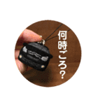 羊毛フェルトのミニカースタンプ（個別スタンプ：38）