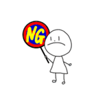 私が棒人間。（個別スタンプ：7）