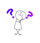 私が棒人間。（個別スタンプ：16）