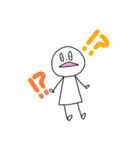 私が棒人間。（個別スタンプ：17）