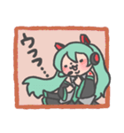 つぶらな瞳の初音ミクスタンプ（個別スタンプ：23）