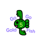 金魚ちゃん5（Go Go Gold Fishシリーズ）（個別スタンプ：1）