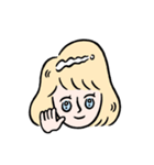 それでは聴いて下さい今週第1位『女と男』（個別スタンプ：1）