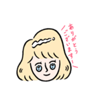 それでは聴いて下さい今週第1位『女と男』（個別スタンプ：3）