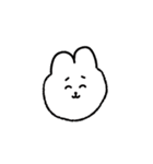 うさぎさんねこさん（個別スタンプ：4）