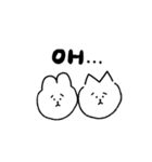 うさぎさんねこさん（個別スタンプ：28）