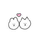うさぎさんねこさん（個別スタンプ：29）