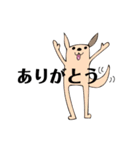 二足歩行犬（個別スタンプ：5）