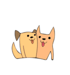 二足歩行犬（個別スタンプ：36）