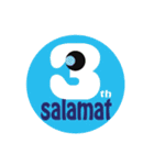 salamatナンバー（個別スタンプ：3）