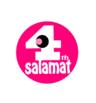salamatナンバー（個別スタンプ：4）