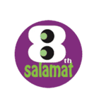 salamatナンバー（個別スタンプ：8）