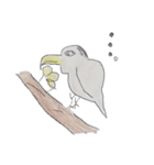 トリさんの1日（個別スタンプ：2）