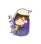 糸目くんとモチねこ（個別スタンプ：6）