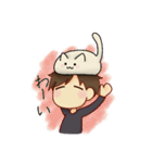 糸目くんとモチねこ（個別スタンプ：8）