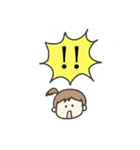 女の子とうさぎと釣り（個別スタンプ：7）