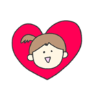 女の子とうさぎと釣り（個別スタンプ：39）