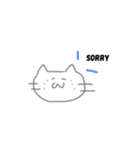 ゆるゆるほんわかネコちゃん（個別スタンプ：3）