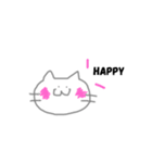 ゆるゆるほんわかネコちゃん（個別スタンプ：4）