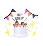 3R♡子ブタ兄妹スタンプ（個別スタンプ：29）