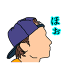 毎日使える、きれいな横顔集めました。（個別スタンプ：40）