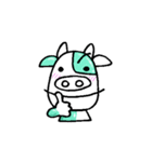 緑のうしくん（個別スタンプ：1）