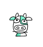 緑のうしくん（個別スタンプ：4）