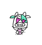 緑のうしくん（個別スタンプ：13）