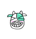 緑のうしくん（個別スタンプ：21）