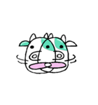 緑のうしくん（個別スタンプ：24）