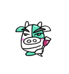 緑のうしくん（個別スタンプ：25）