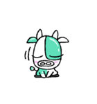 緑のうしくん（個別スタンプ：26）
