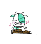 緑のうしくん（個別スタンプ：27）