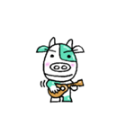 緑のうしくん（個別スタンプ：31）