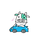 緑のうしくん（個別スタンプ：34）