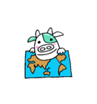 緑のうしくん（個別スタンプ：37）