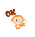 最もかわいい猿（個別スタンプ：4）