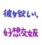 日本語日常会話-台湾華語訳編3（冬）（個別スタンプ：28）