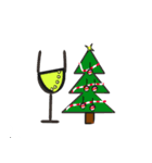 ワインとクリスマス（冬スタンプ）（個別スタンプ：25）