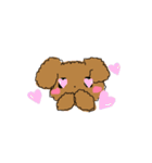 でか文字！敬語！丁寧！＊もふもふ犬❤️（個別スタンプ：35）