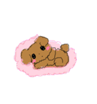 でか文字！敬語！丁寧！＊もふもふ犬❤️（個別スタンプ：38）