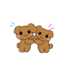でか文字！敬語！丁寧！＊もふもふ犬❤️（個別スタンプ：40）